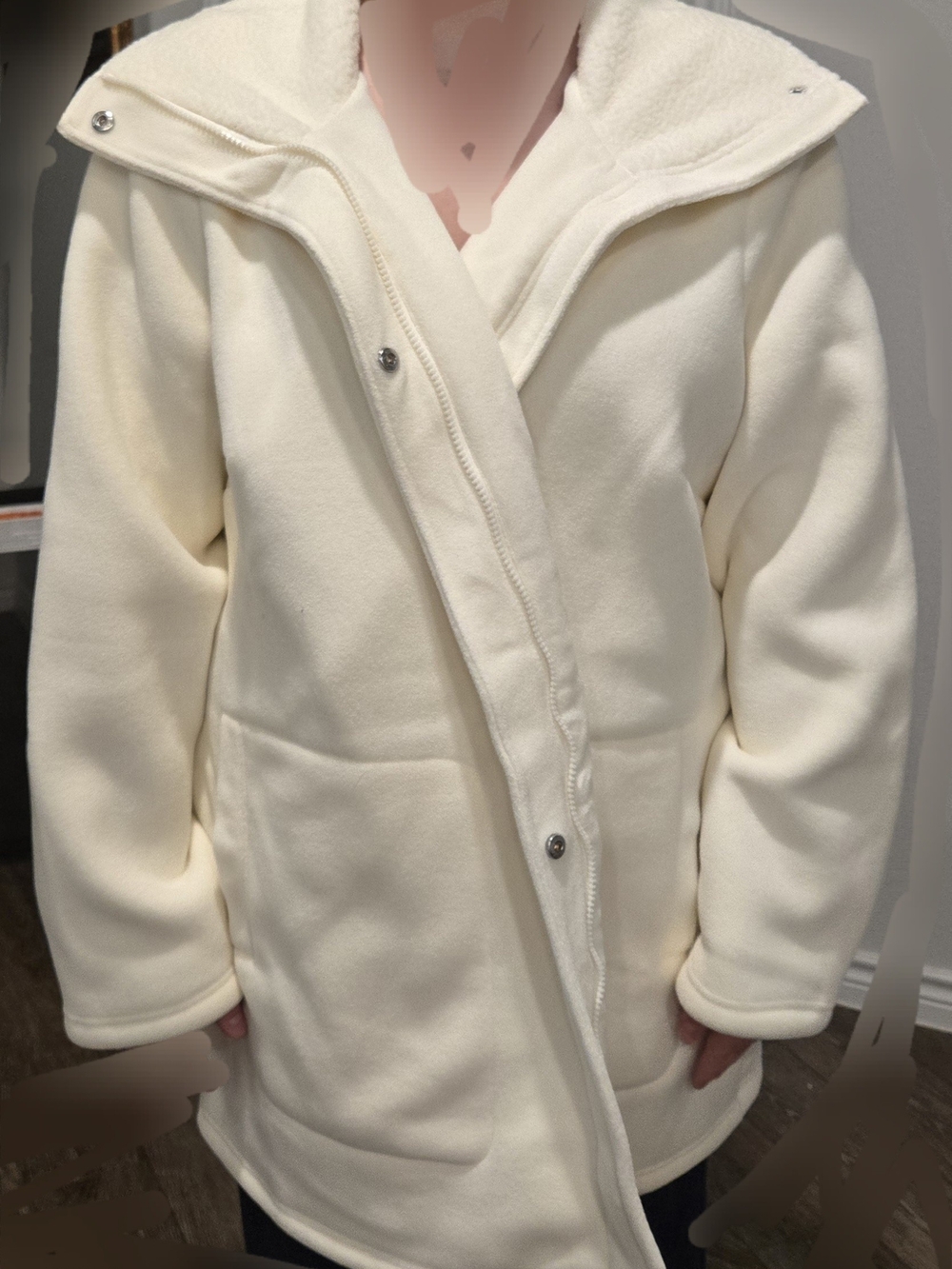 Couture Cozy Cream Fleece Coat